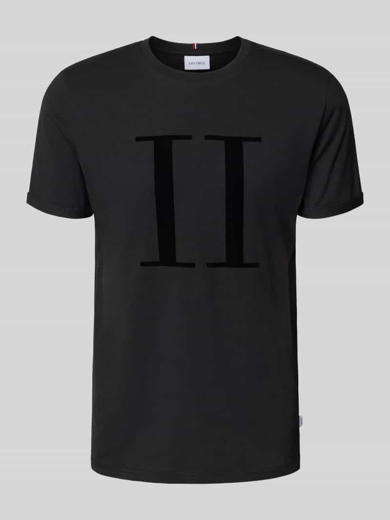 T-shirt met labelprint, model 'Encore'