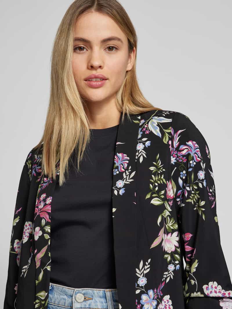 Pieces Regular fit lange blazer met sjaalkraag model 'BOSELLA'
