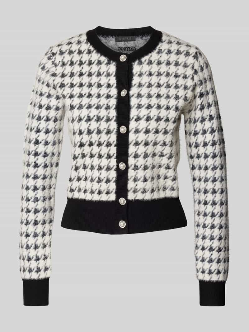 Guess Gebreid jack met knoopsluiting model 'VIOLET'