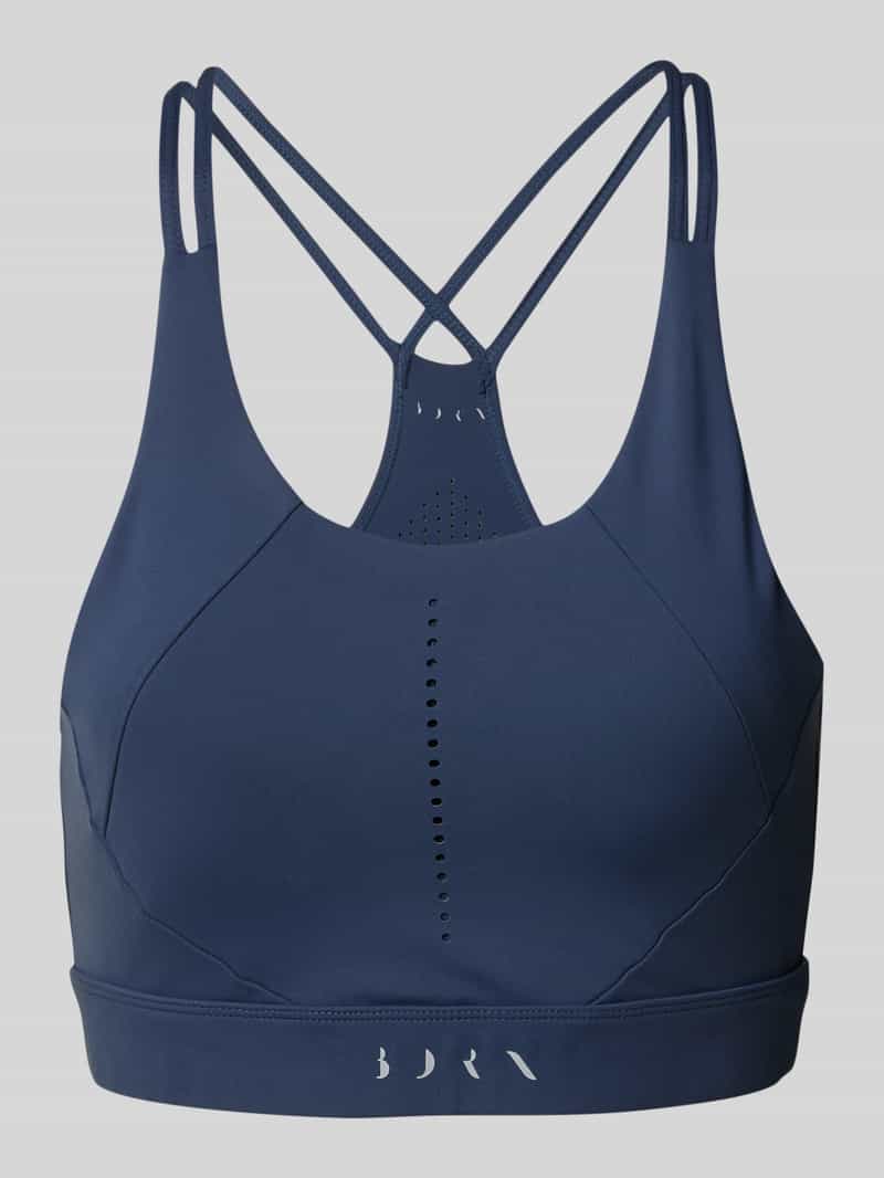 BORN LIVING YOGA Bustier met labelprint model 'Saril'