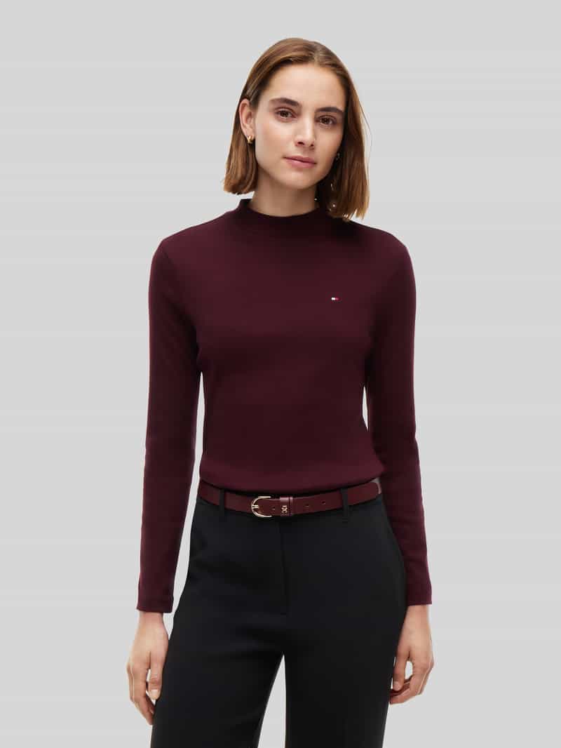 Tommy Hilfiger slim fit shirt met lange mouwen van puur katoen