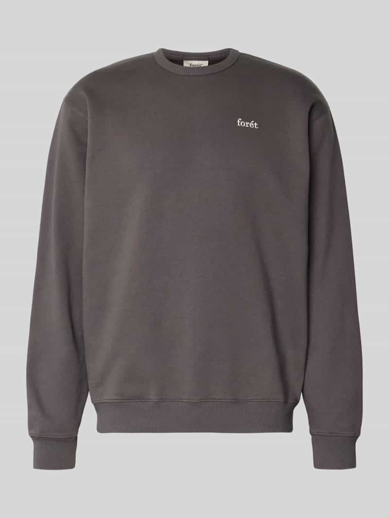 Forét Sweatshirt met labelstitching
