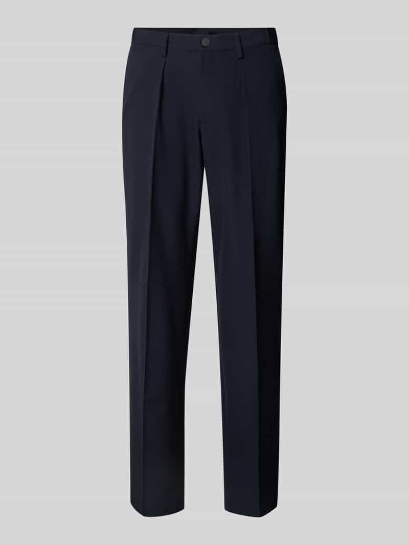 Profuomo Regular fit stoffen broek met viscose