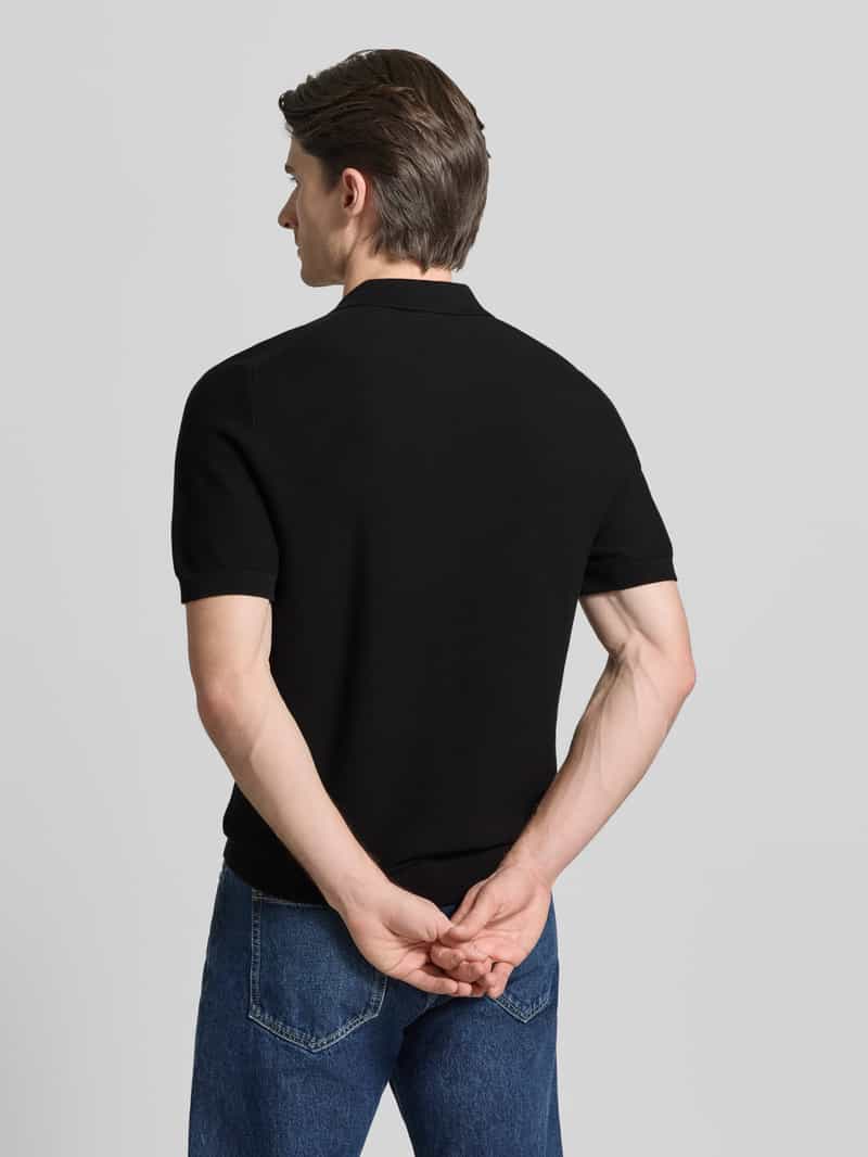Lacoste Regular Fit poloshirt van puur katoen zwart, foto 3