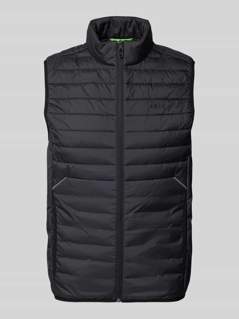 BOSS Green Bodywarmer met opstaande kraag