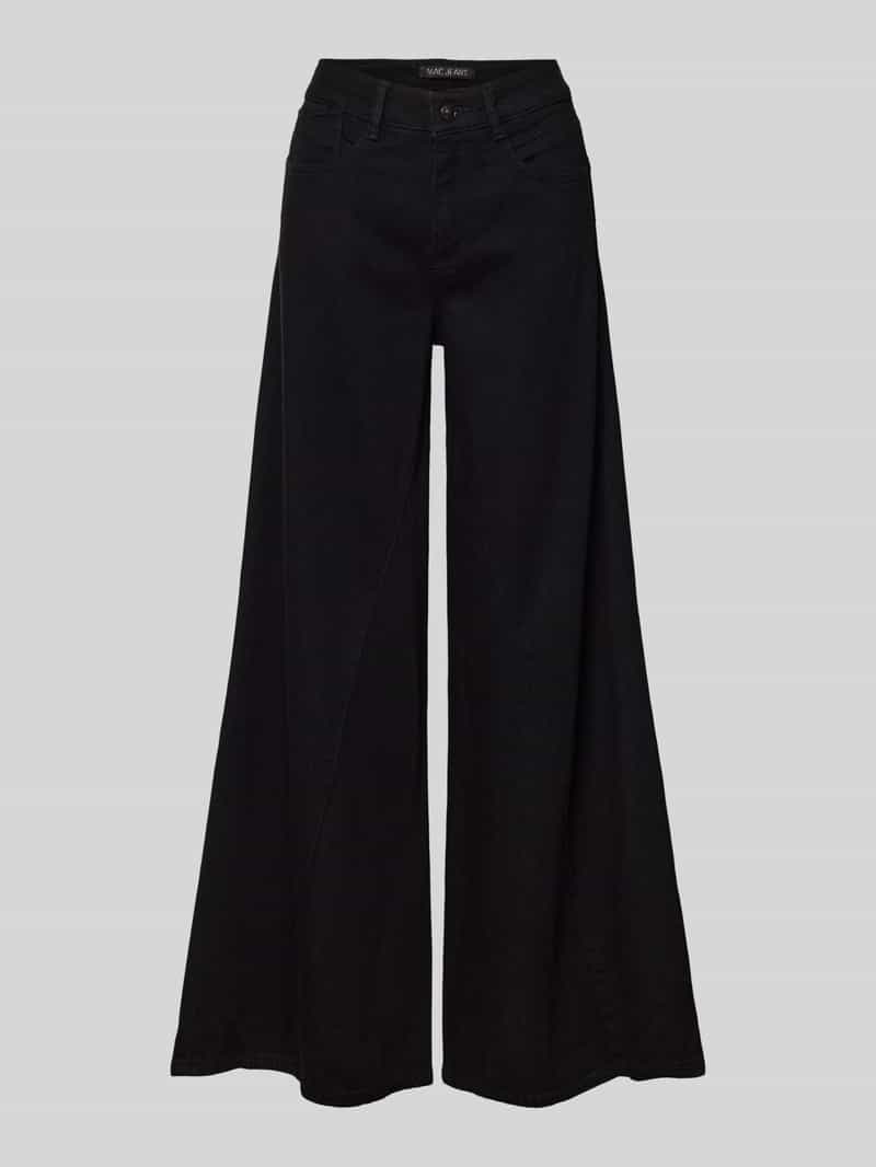 MAC Korte jeans met wijde pijpen