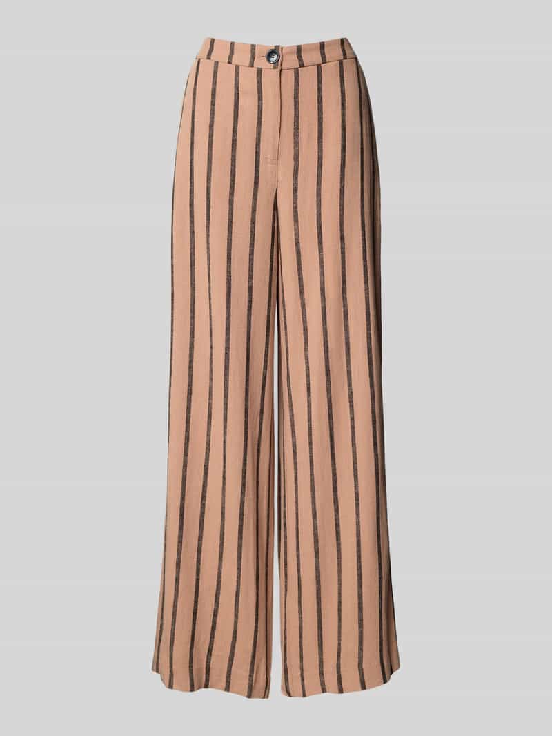 b.Young Stoffen broek van viscosemix met paspelzakken model 'JOHANNA'