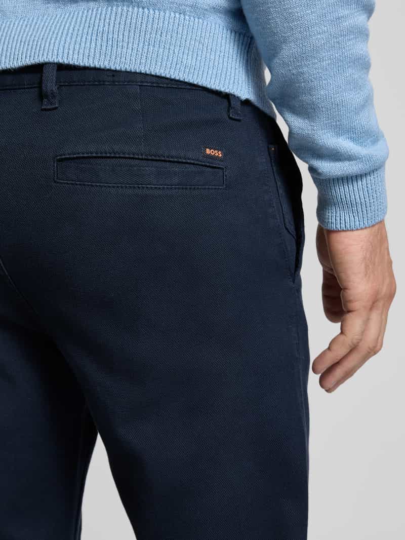 Boss Orange Chino met Franse steekzakken