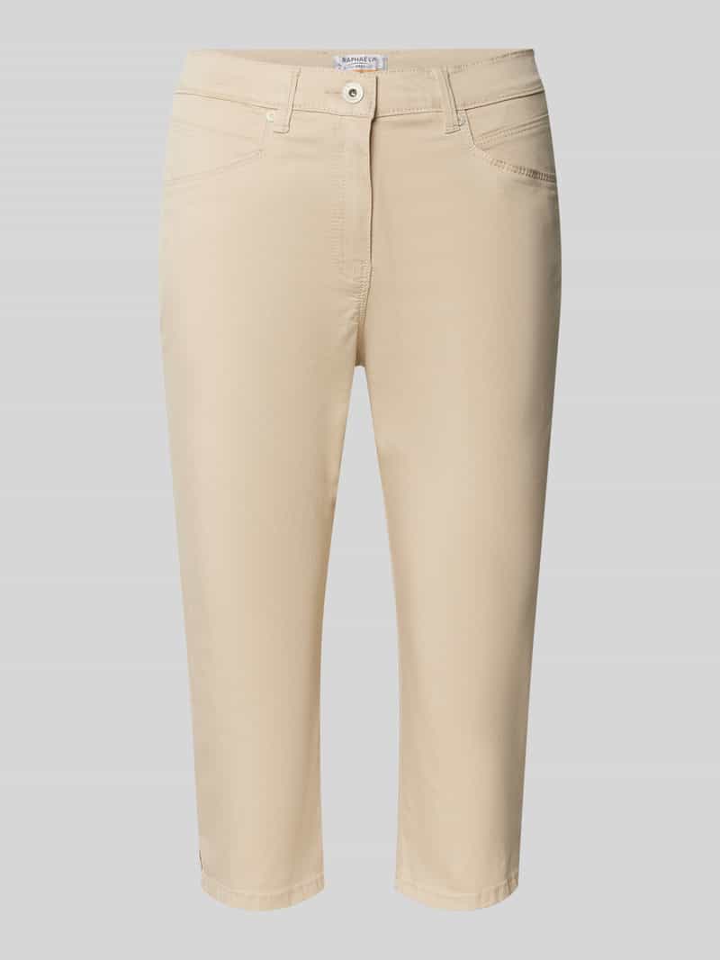 Raphaela By Brax Super slim fit capribroek met steekzakken model 'LUCA'