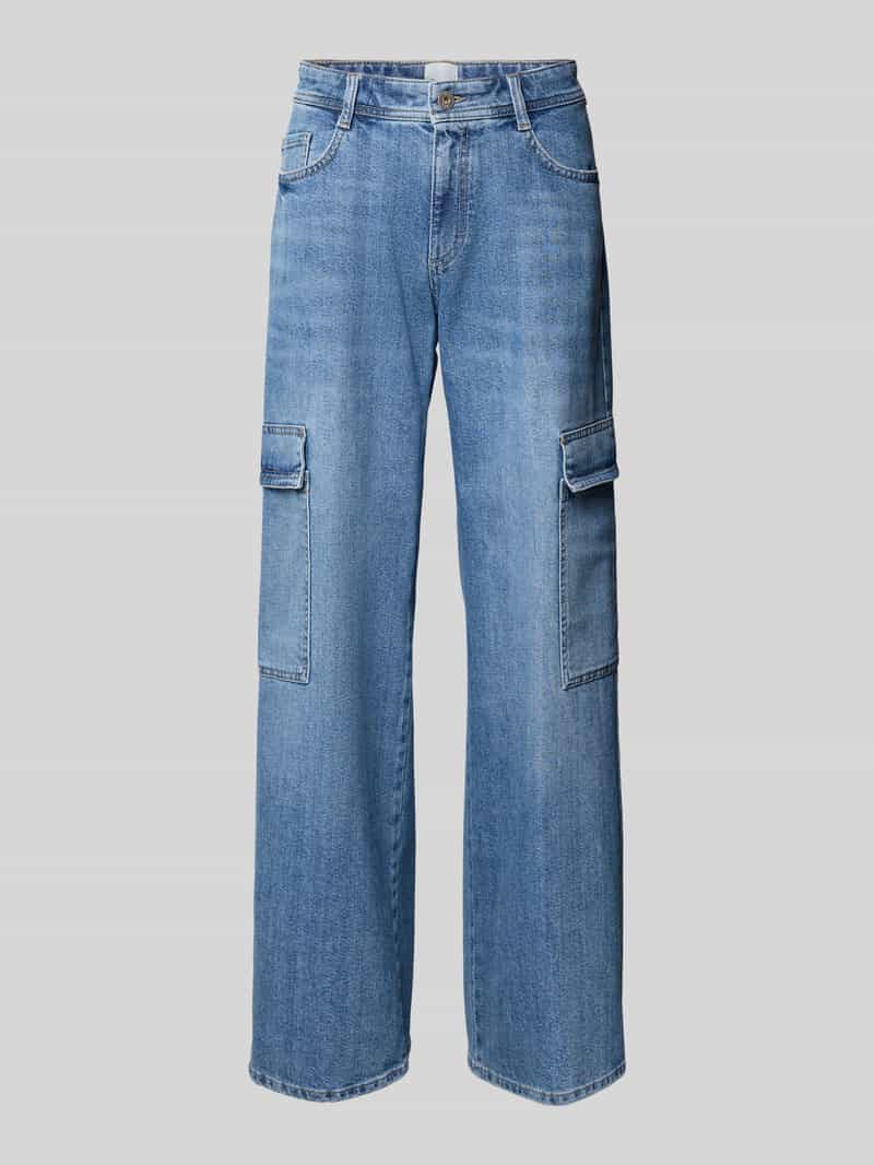BRAX Wide fit jeans met cargozakken model 'MORGAN CARGO'