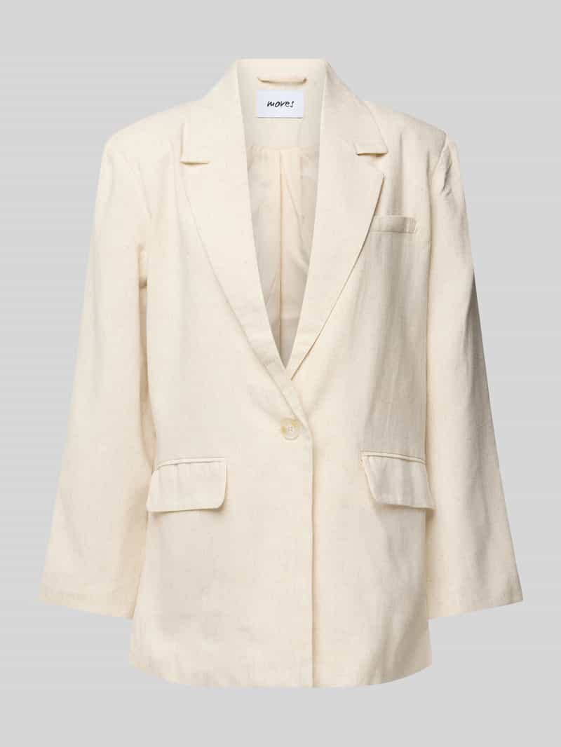 moves Regular fit blazer met klepzakken model 'Daizy'