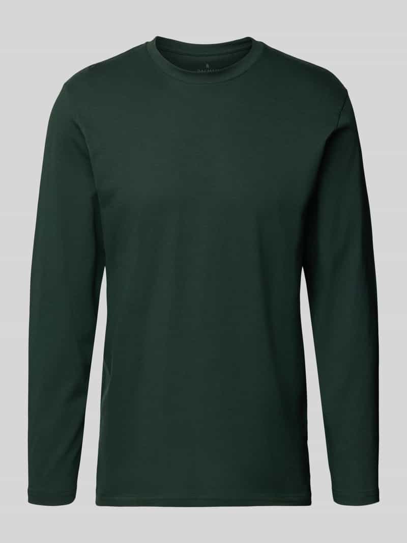 RAGMAN Shirt met lange mouwen en geribde ronde hals