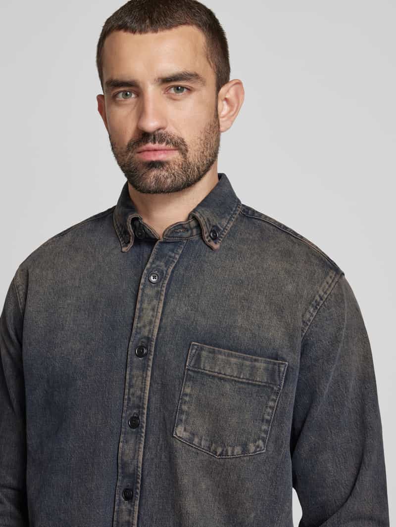 Boss Orange Jeansjack met borstzak model 'Lambey'