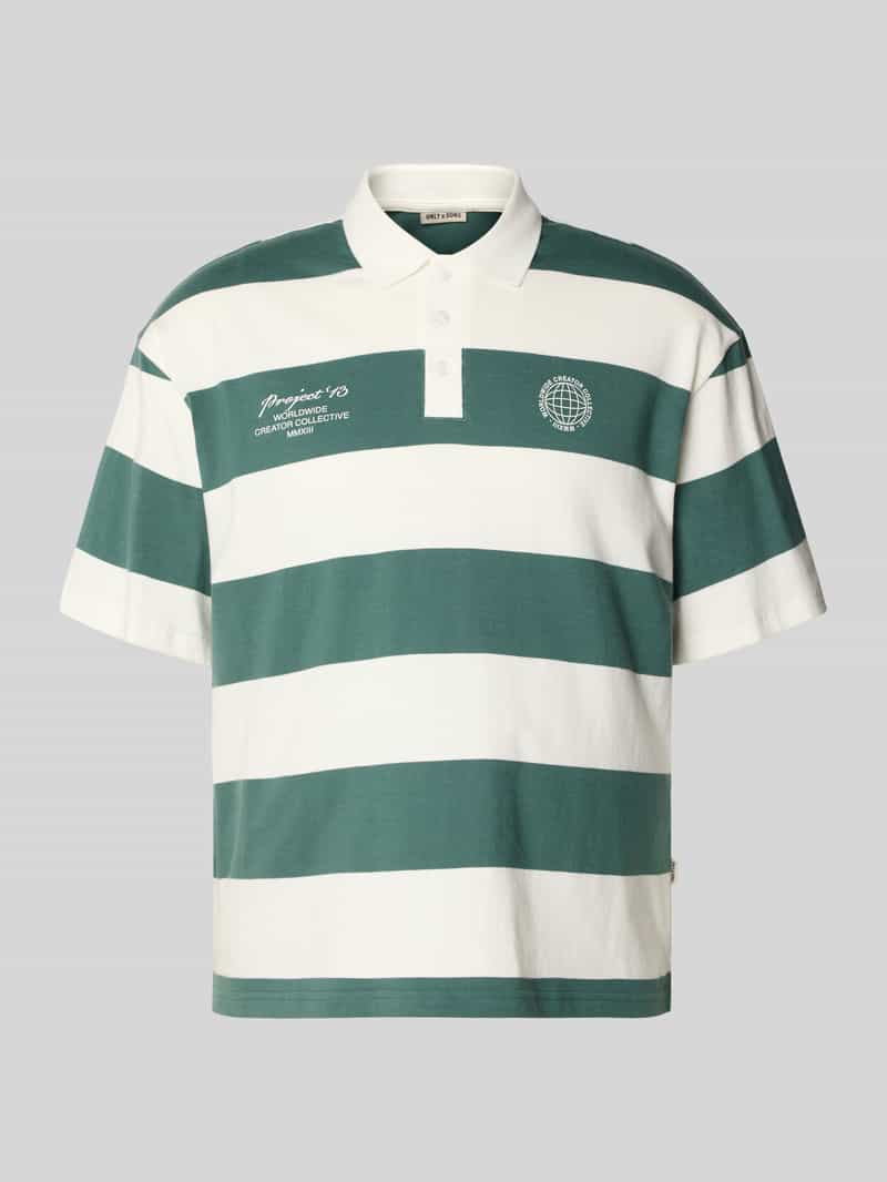 relaxed fit poloshirt van puur katoen model 'DEVIN'