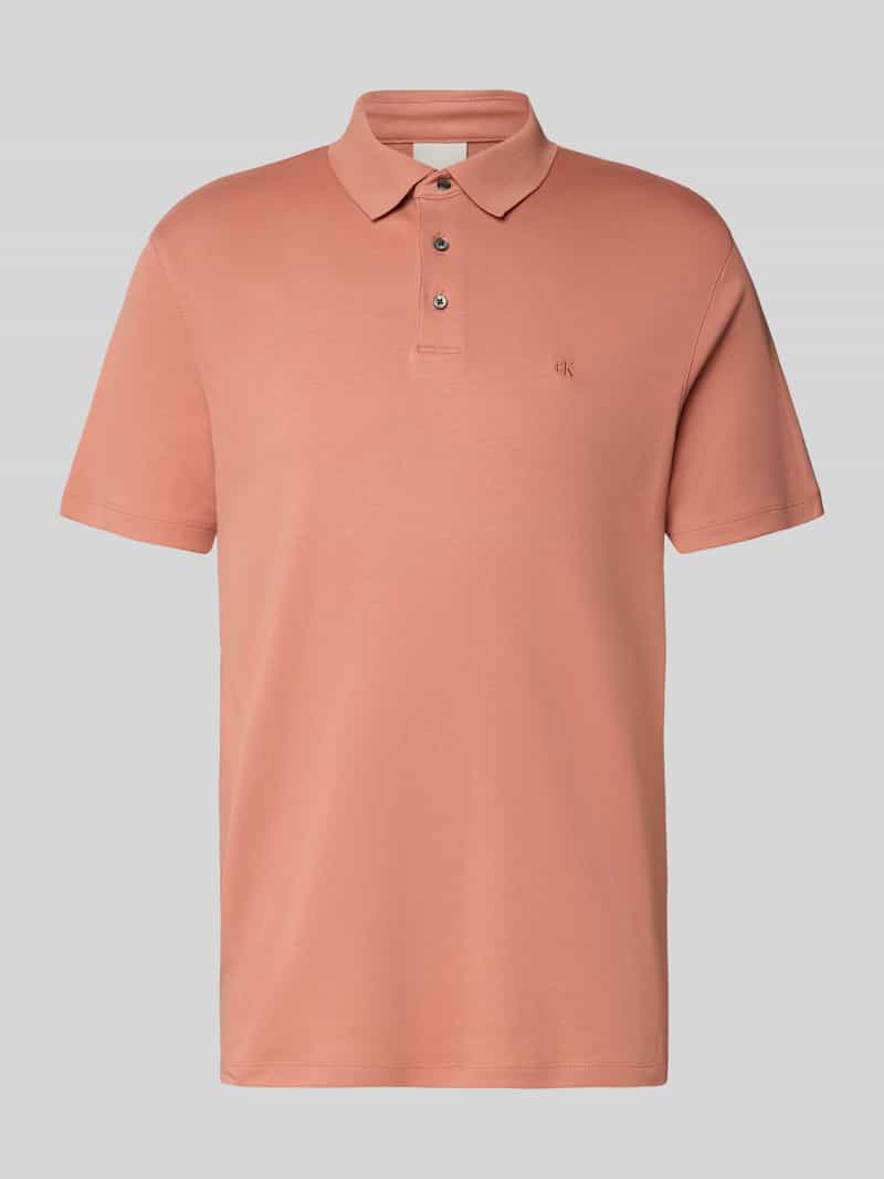 CK Calvin Klein Relaxed fit poloshirt met logostitching model 'SUPMA'