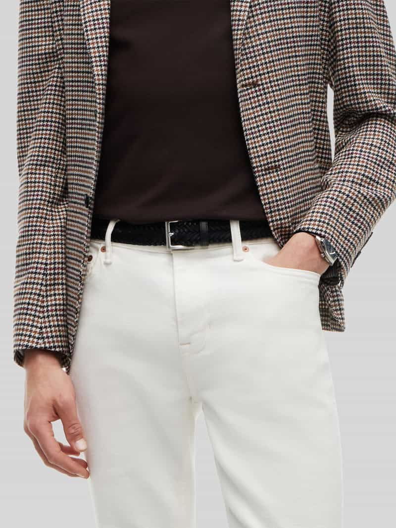 Tommy Hilfiger Riem van echt rundleer model 'SOHO BRAID 3.0'