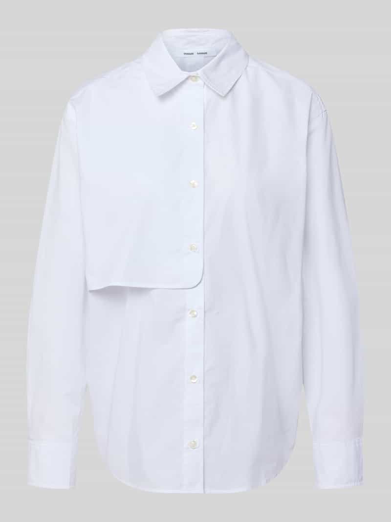 Samsøe relaxed fit overhemdblouse van puur katoen model 'Lovani'