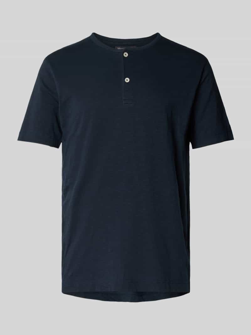 Marc O'Polo Regular fit henley-shirt van puur katoen