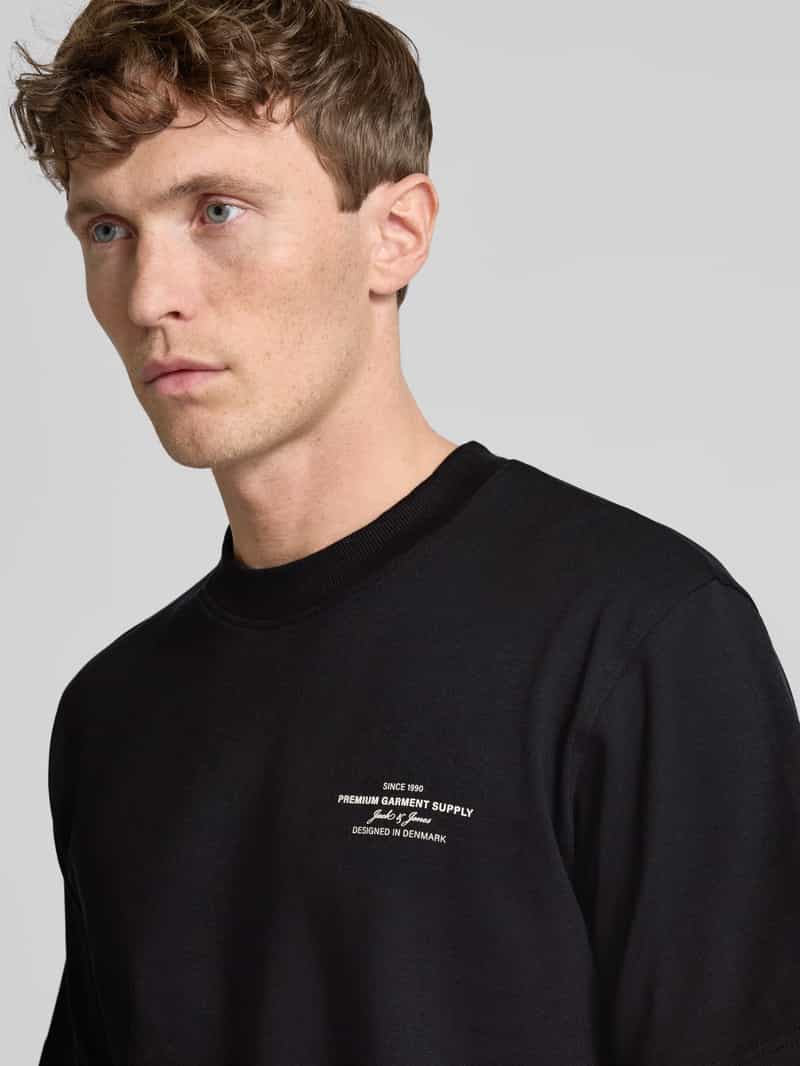 Jack & Jones Premium T-shirt met labelprint model 'LACHAD'