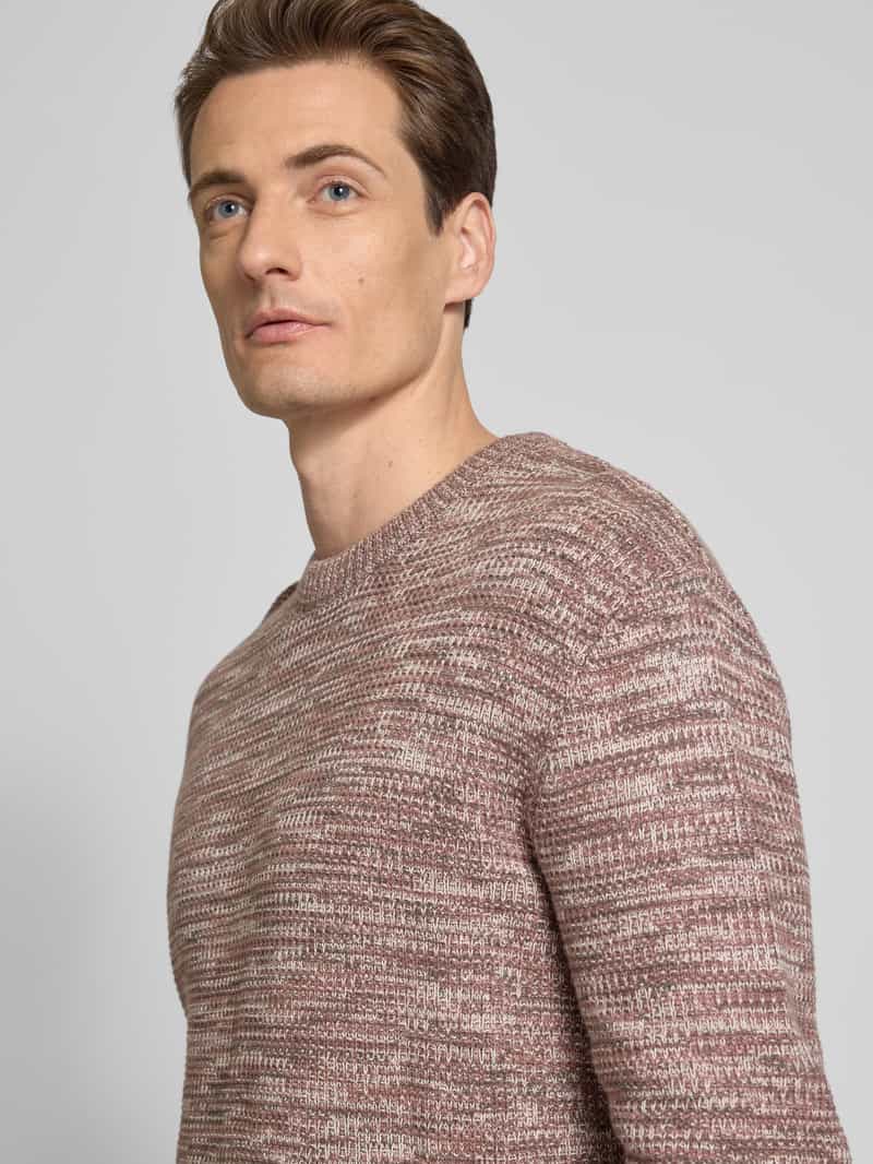 Tom Tailor Denim Regular fit gebreide pullover van zuiver katoen