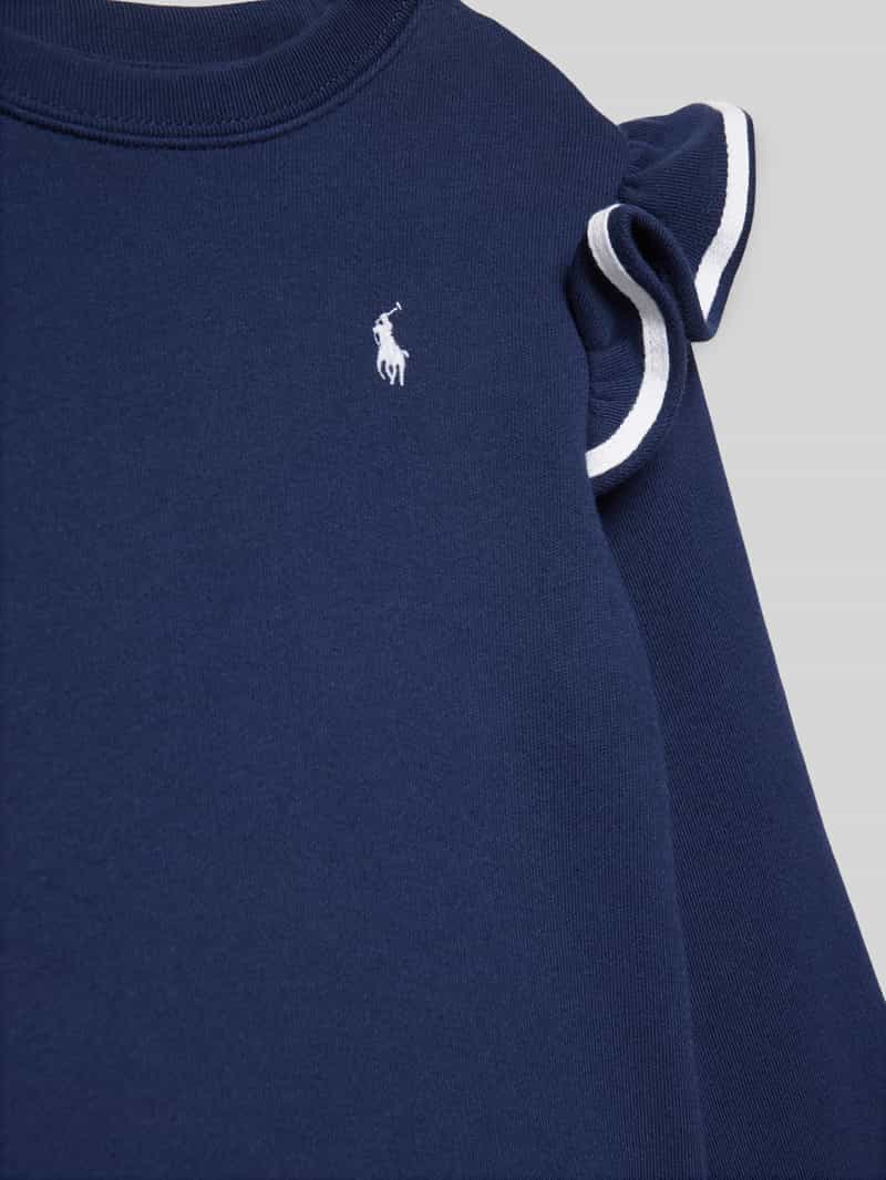 Polo Ralph Lauren Teens Jurk van puur katoen met ruches