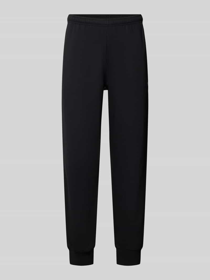 The North Face relaxed fit sweatpants van katoenmix model 'EVOLUTION' Zwart