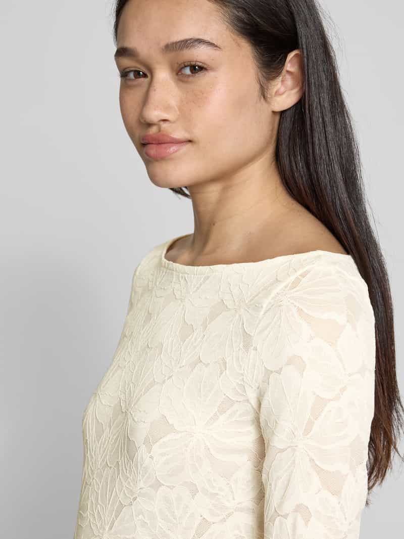 Gina Tricot Shirt met lange mouwen en etskanteffect