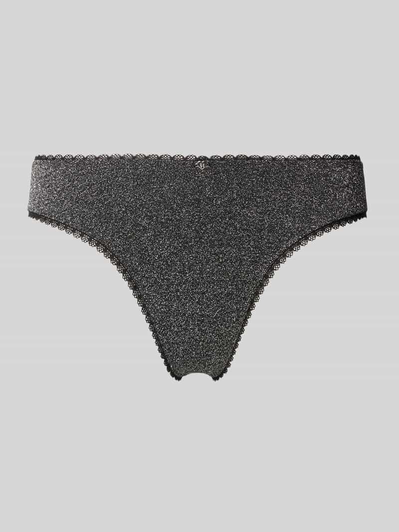 HUGO String met kant model 'LUREX THONG'