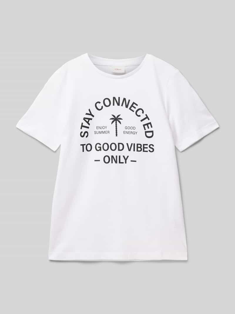 s.Oliver RED LABEL T-shirt met statementprint