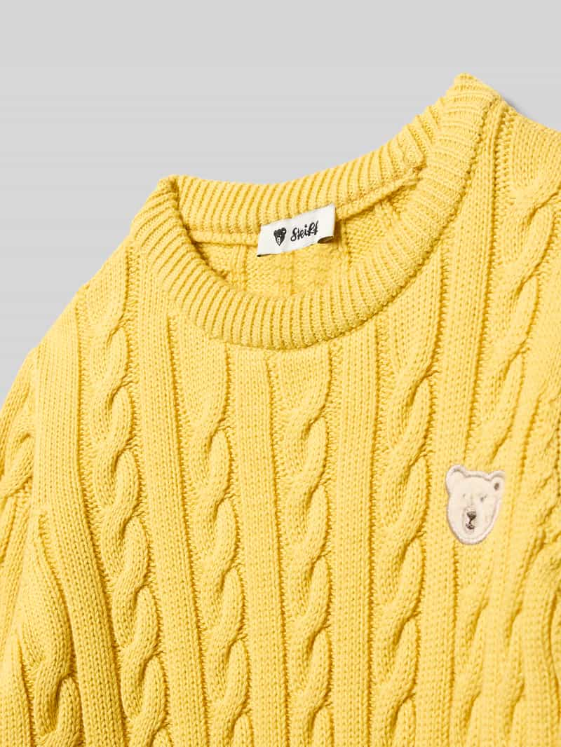 Steiff Gebreide pullover met ribboorden
