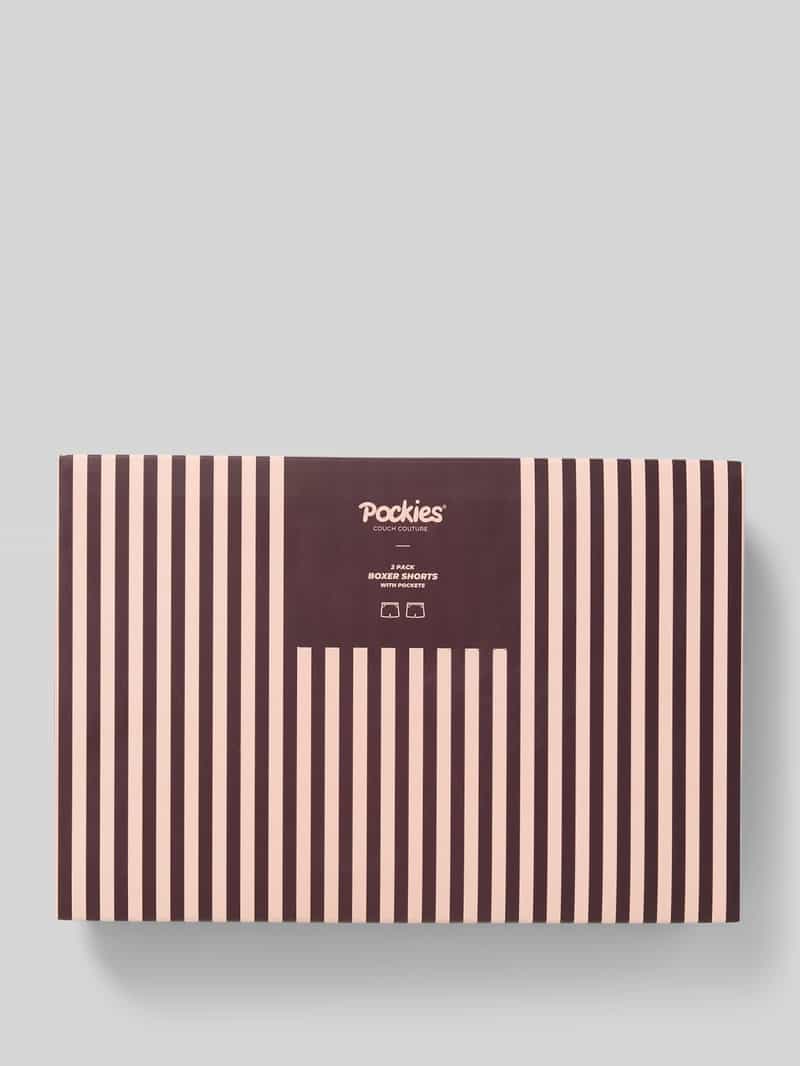 POCKIES Boxershort met elastische band in een set van 2 stuks