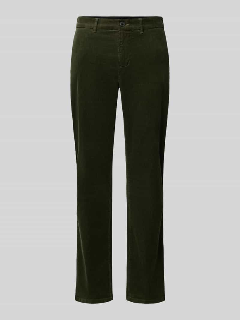 MCNEAL Slim fit corduroy broek met achterzakken