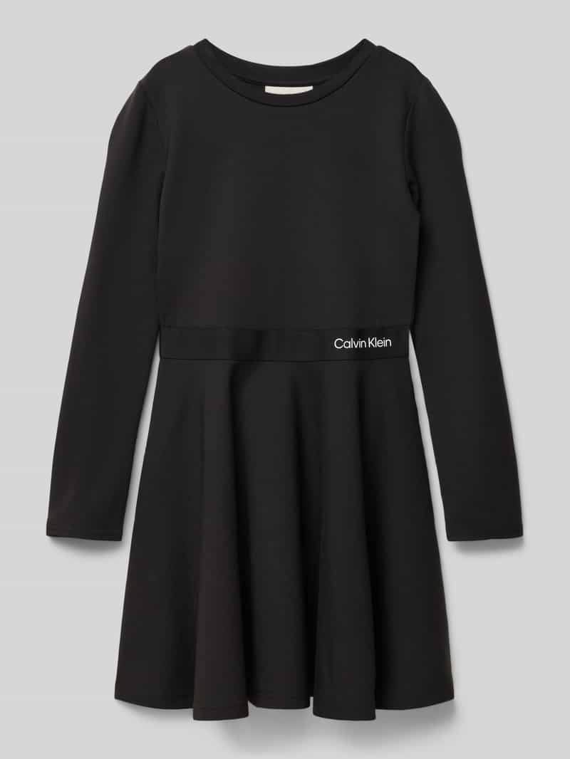 Calvin Klein Jeans Jurk met labelprint