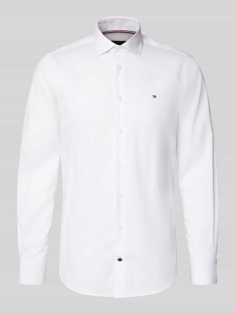 Tommy Hilfiger Tailored Slim fit zakelijk overhemd van puur katoen