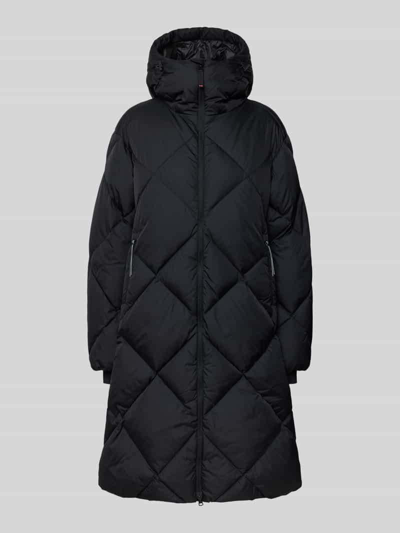 Fire + Ice Lange donsjas met capuchon model 'BETH'
