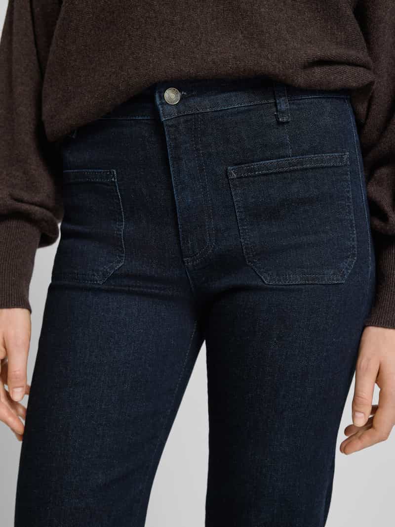 Joop! Flared jeans met opgestikte zakken model 'Elea'