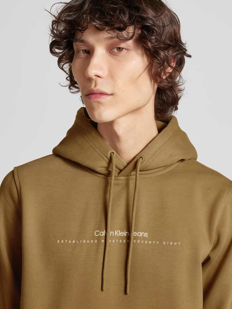 Calvin Klein Jeans Hoodie met labelprint