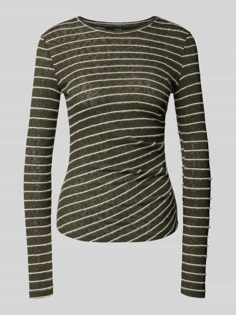 Vero Moda Shirt met lange mouwen met zijwaartse plooien