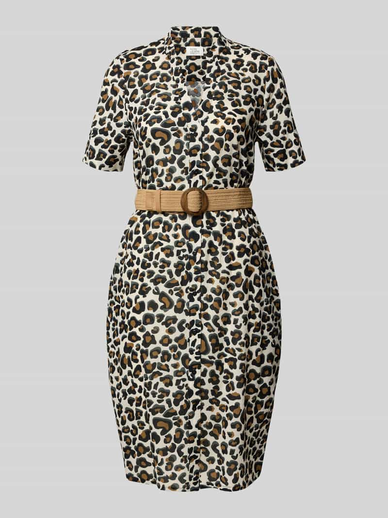 ROBE LÉGÈRE Knielange jurk met tailleriem
