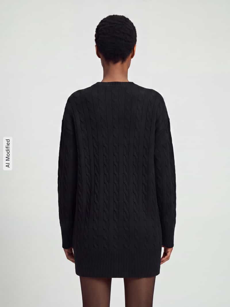 Polo Ralph Lauren Tricotjurk van mix van wol en kasjmier