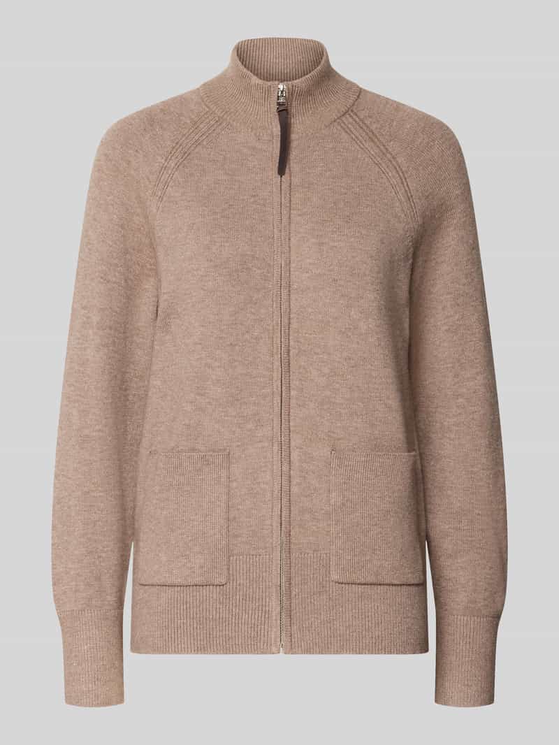 Christian Berg Woman Vest van viscosemix met rits