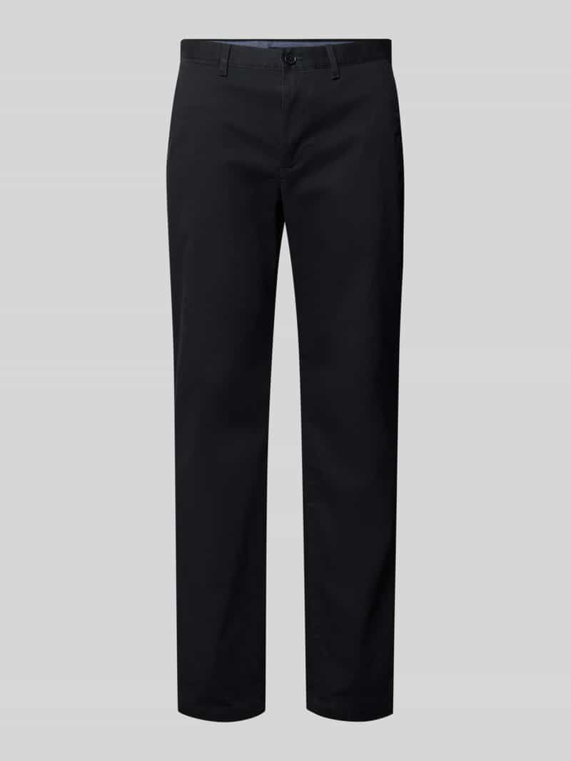 Regular fit chino van katoenmix, model 'DENTON'