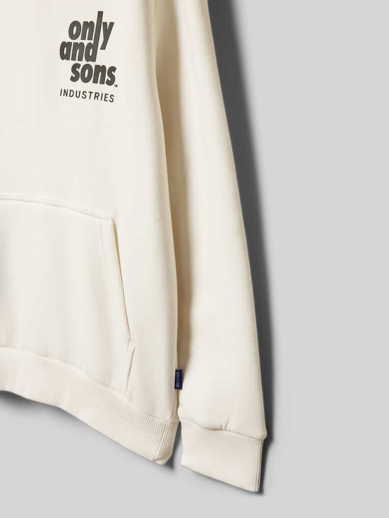 Only & Sons Regular fit hoodie van katoenmix model 'HUDSON'