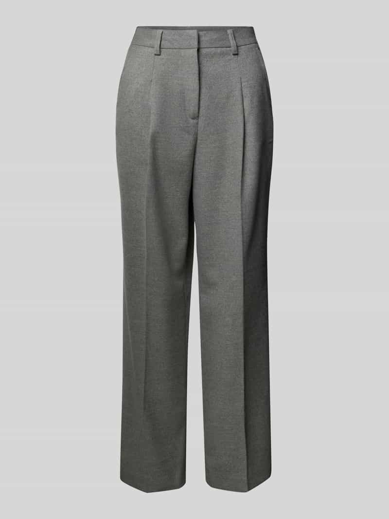 Smith and Soul Baggy fit stoffen broek met persplooien