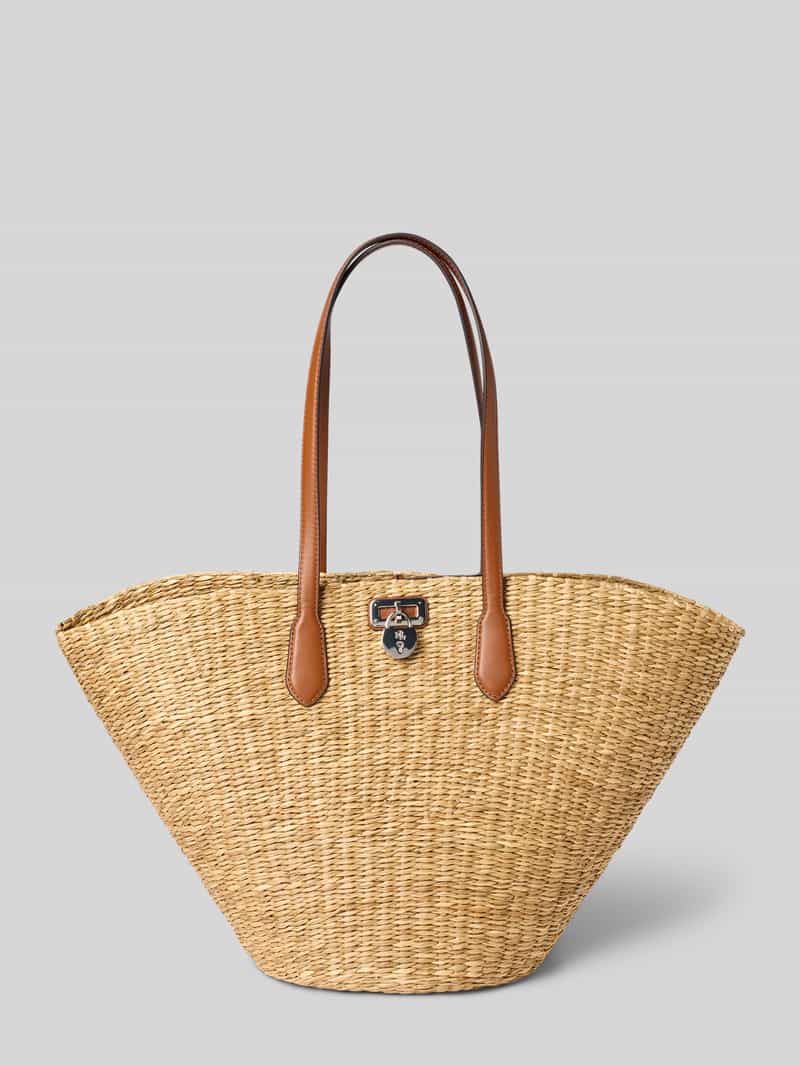 Lauren Ralph Lauren Handtas in gevlochten look