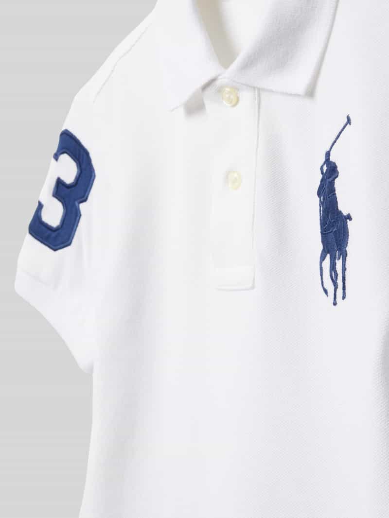 Polo Ralph Lauren Teens Slim fit poloshirt met logostitching