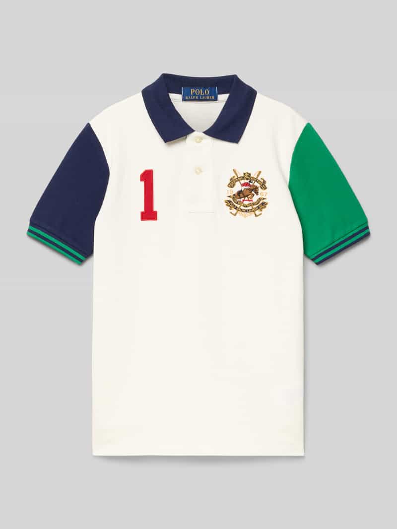 Polo Ralph Lauren Teens Poloshirt met korte knoopsluiting