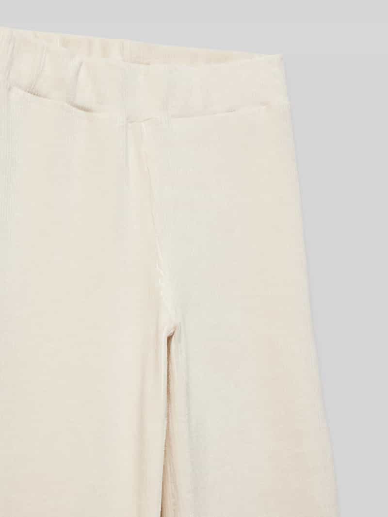 Garcia Straight leg corduroy broek met elastische band