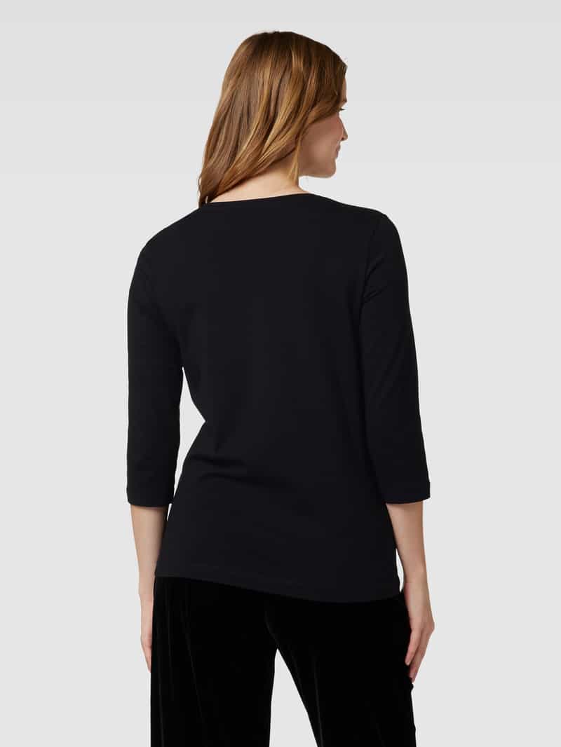 Shirt met lange mouwen en sierkralen Christian Berg Woman