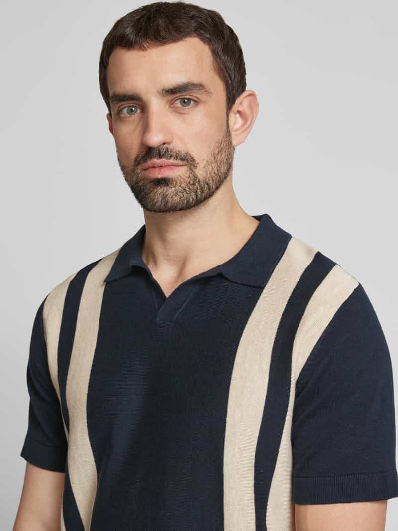 Selected Homme Poloshirt met V-hals model 'MATTIS'
